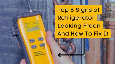 How to Fix a Refrigerator Leaking Freon: 10 Fast